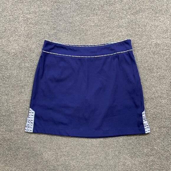 Vineyard Vines Skort Womens 6 Royal Breeze Stretch Performance Side Zip Pockets - Picture 2 of 11